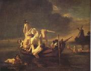 Nicolas Maes Boys Bathing (mk05) painting